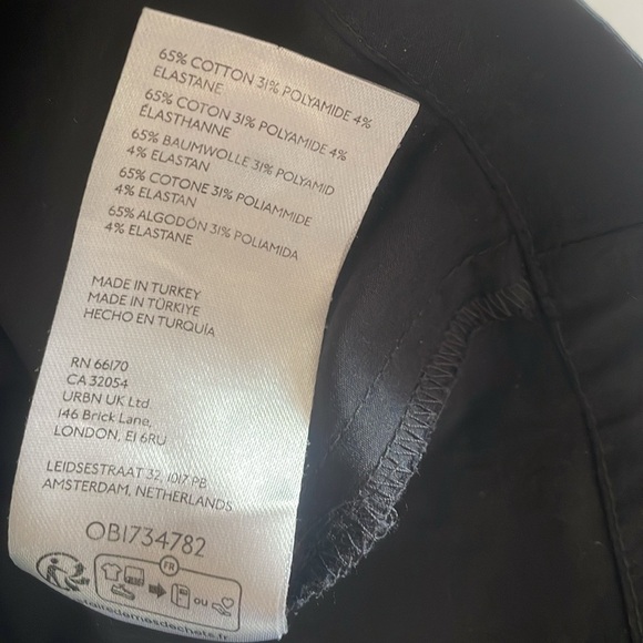 Anthropologie Maeve Black Short Sleeve Blazer Short Romper size M - Picture 5 of 12